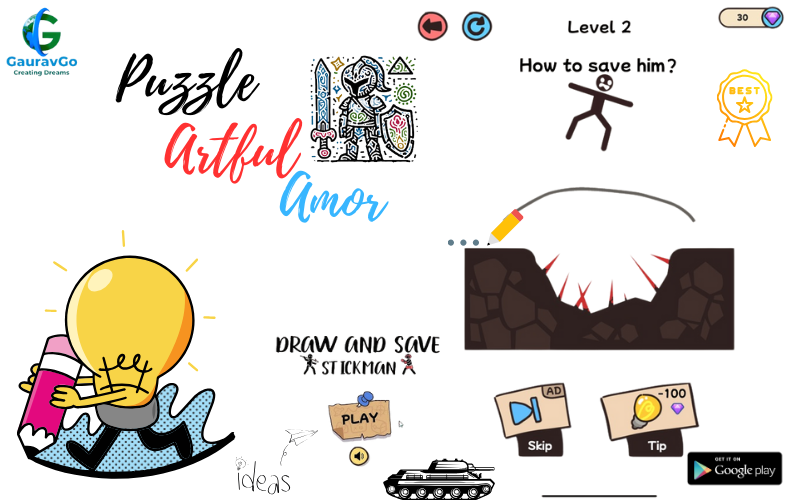 Puzzle Artful Armor Gameplay